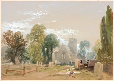 Die Kirche und der Kirchhof, Chesters von Thomas Miles II Richardson